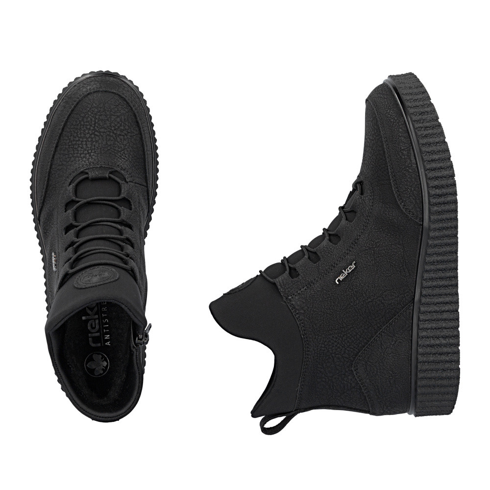 detail Dámská kotníková obuv RIEKER Y4363-00 černá W5