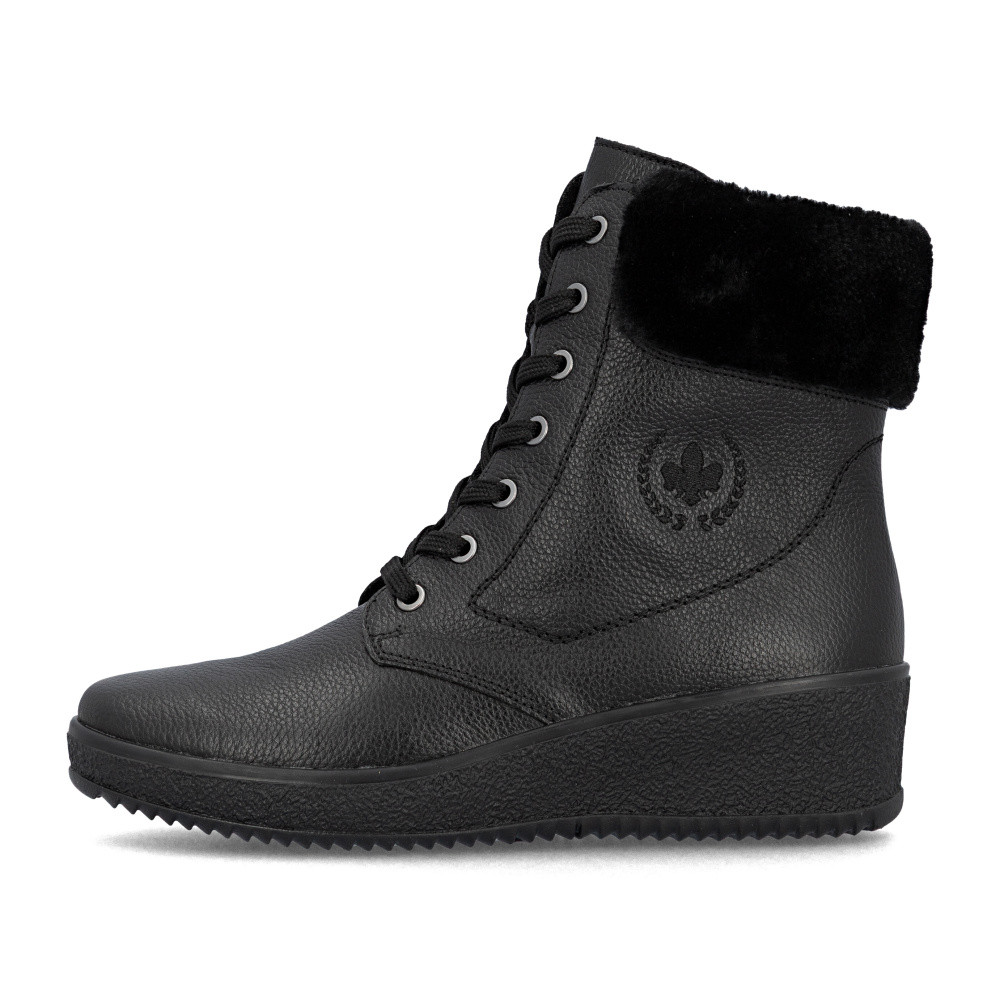 detail Dámská kotníková obuv RIEKER Y4401-00   BLACK   H/W5