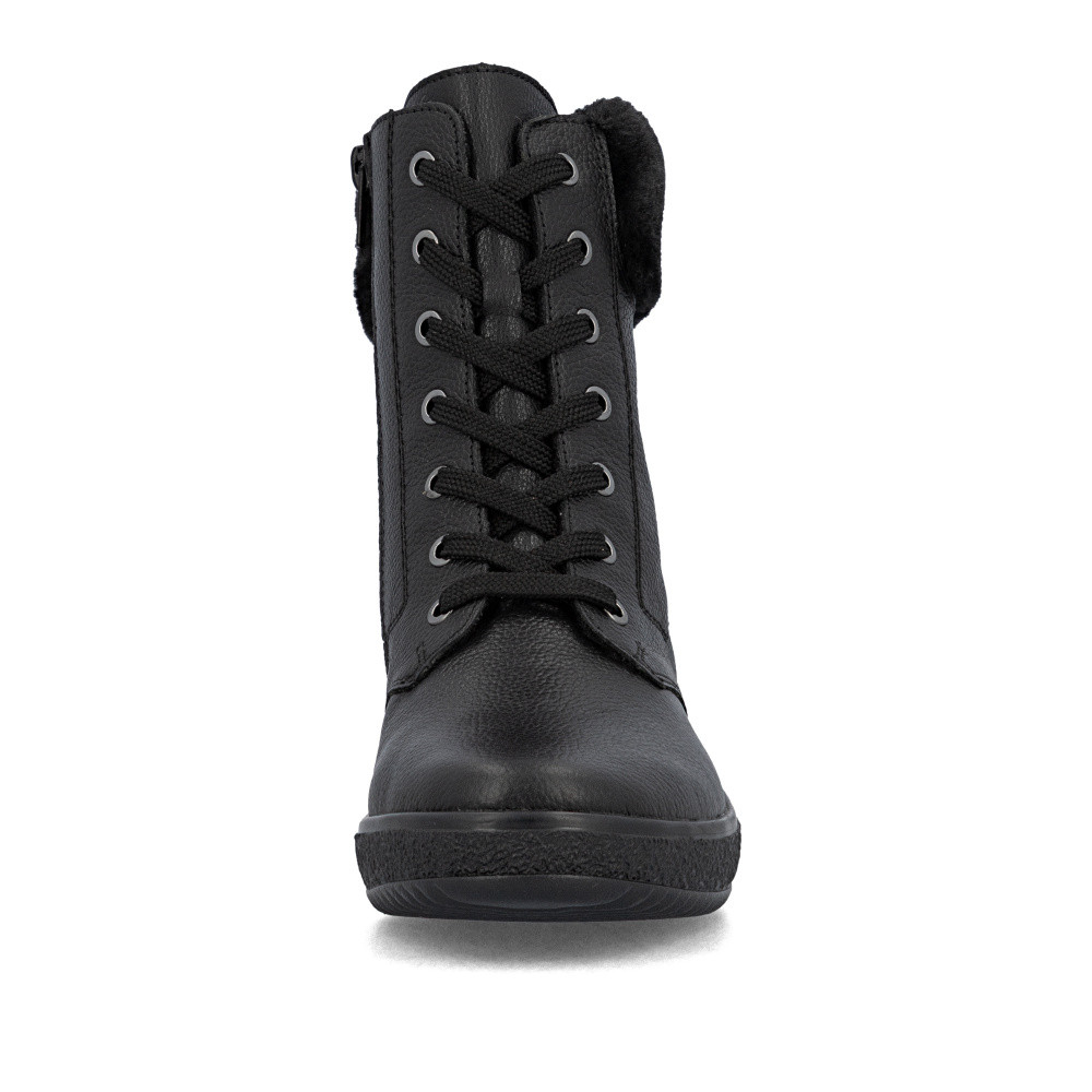 detail Dámská kotníková obuv RIEKER Y4401-00   BLACK   H/W5