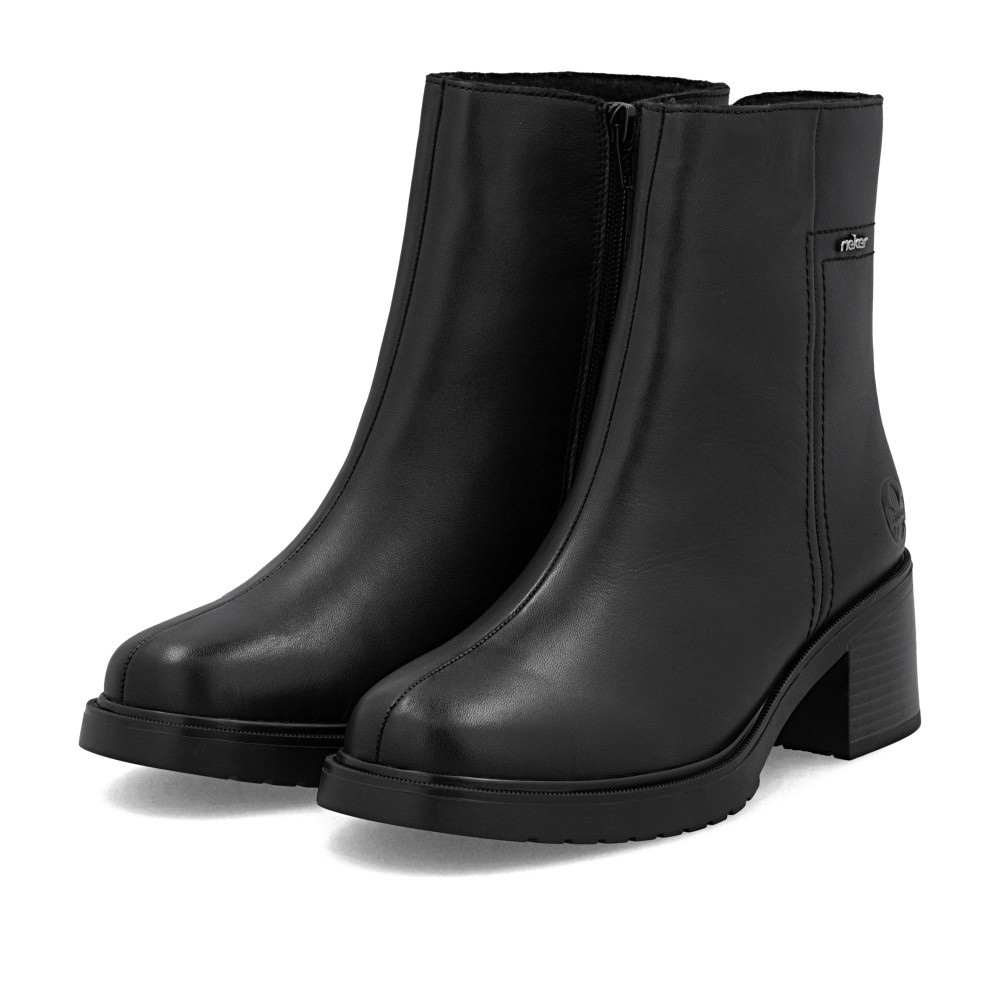 detail Dámská kotníková obuv RIEKER Y5250-00 černá W5
