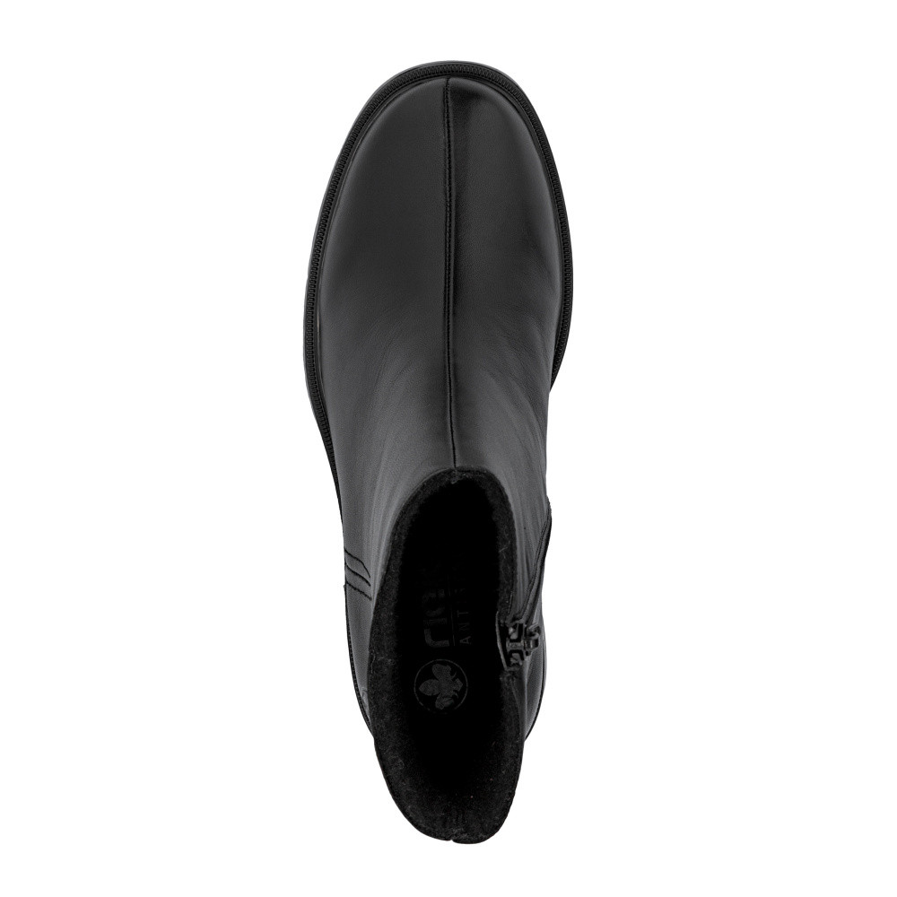 detail Dámská kotníková obuv RIEKER Y5250-00 černá W5