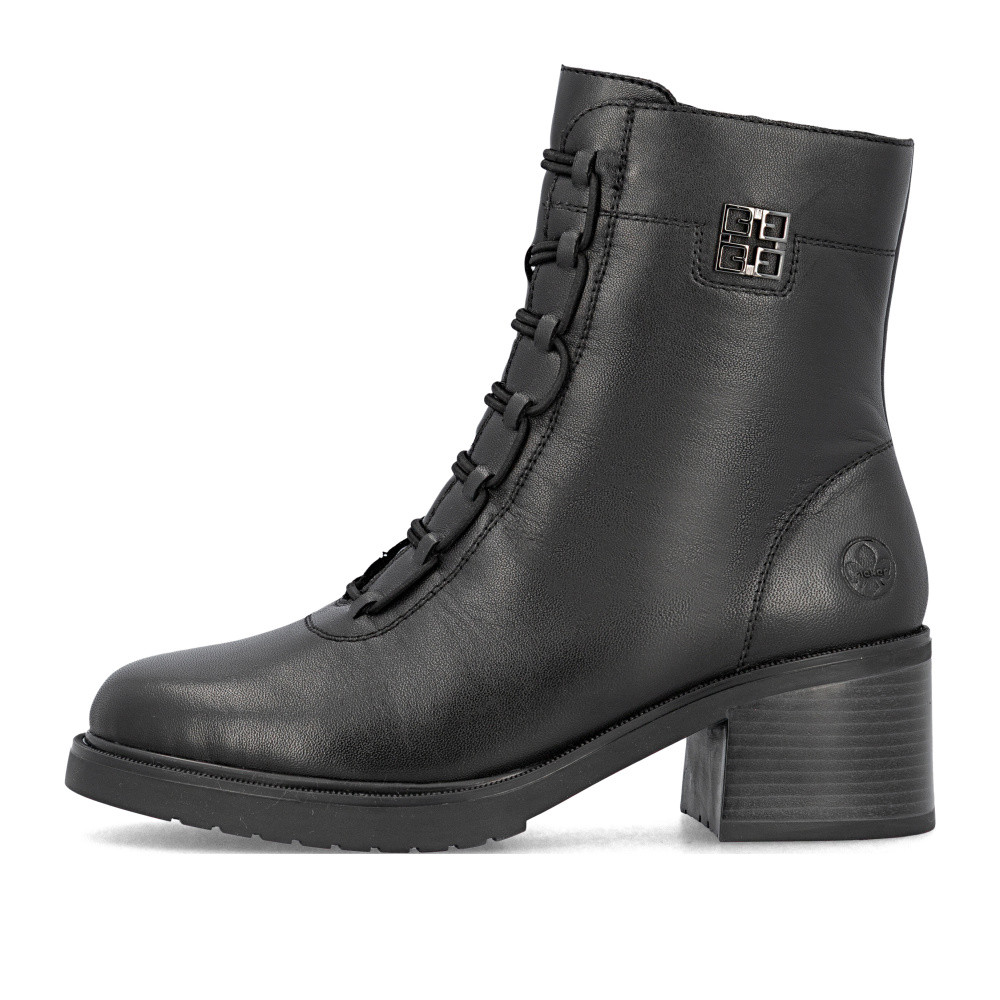 detail Dámská kotníková obuv RIEKER Y5252-00 černá W5