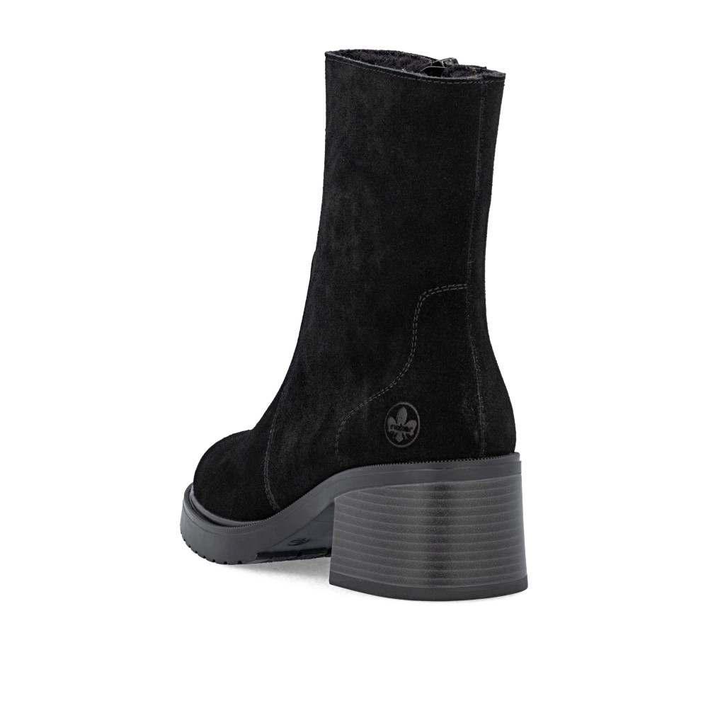 detail Dámská kotníková obuv RIEKER Y5256-00 černá W5