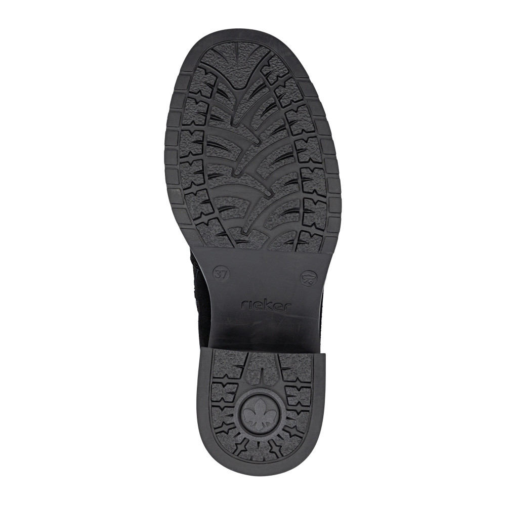 detail Dámská kotníková obuv RIEKER Y5256-00 černá W5