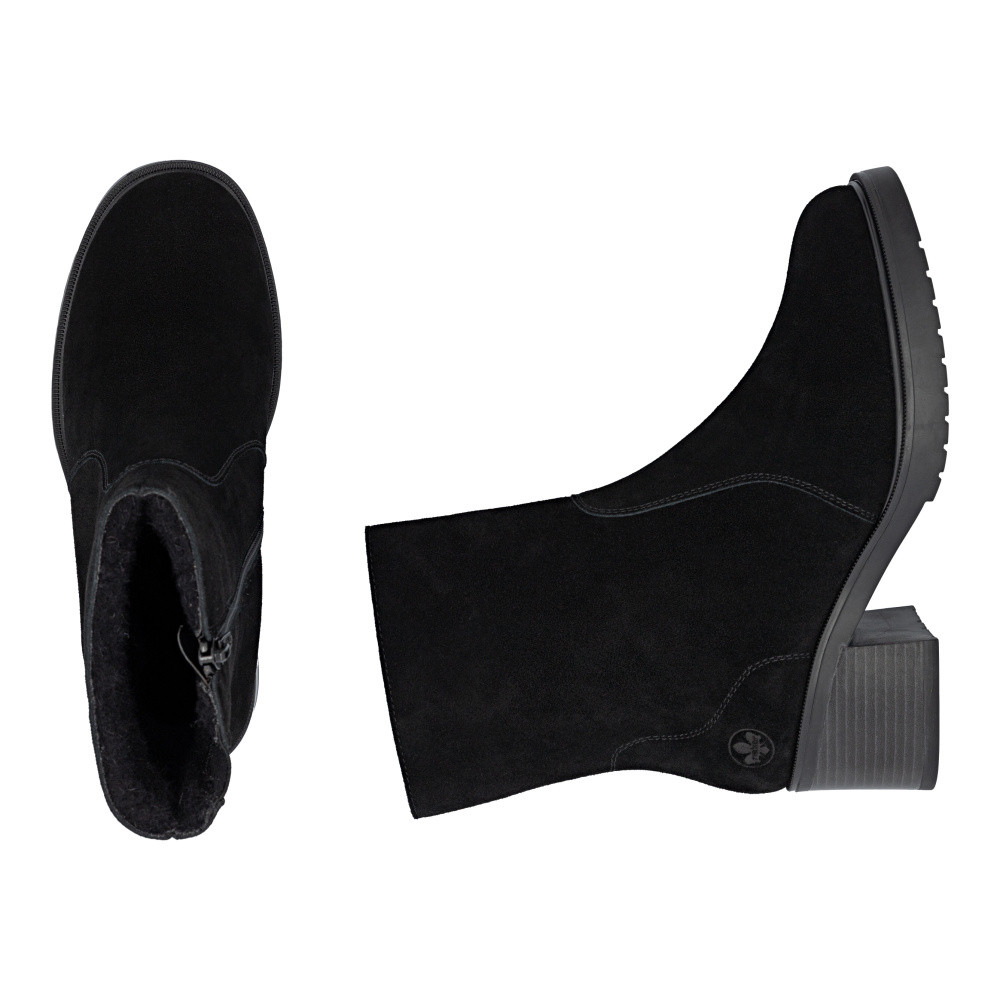 detail Dámská kotníková obuv RIEKER Y5256-00 černá W5