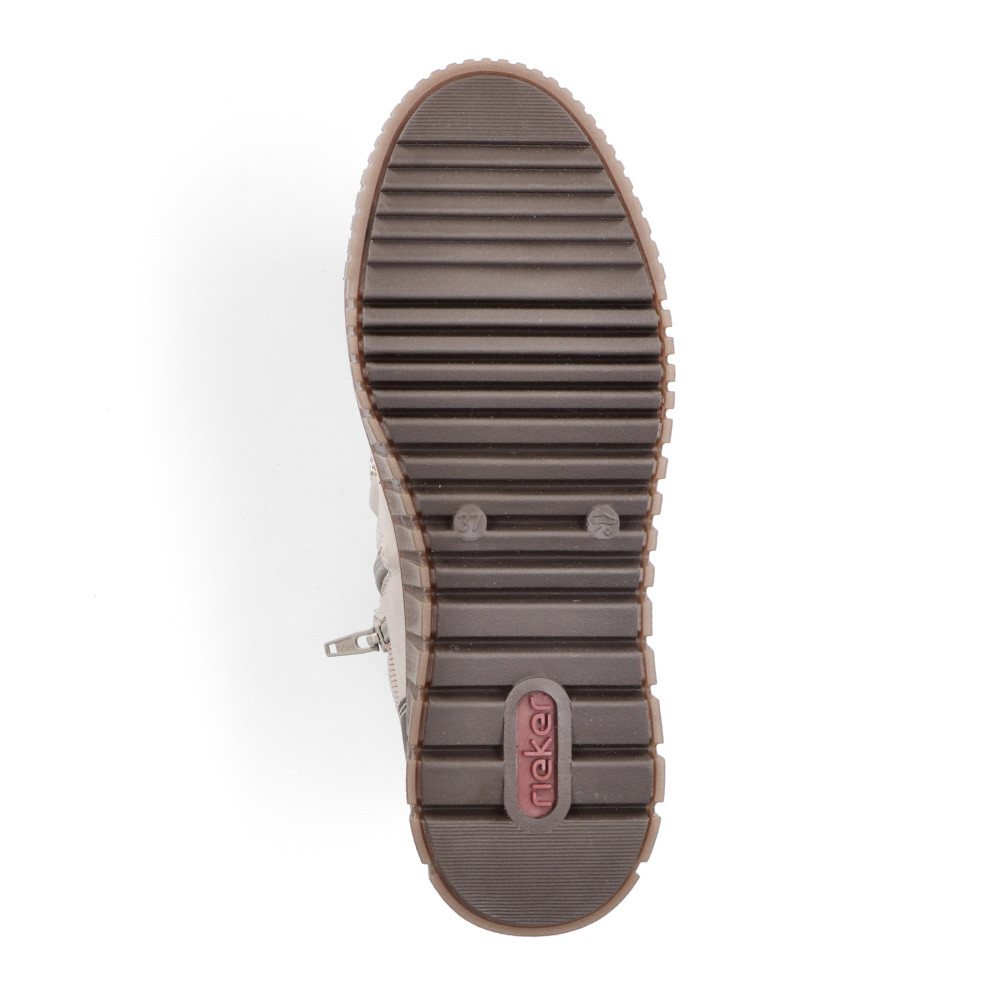 detail Dámská kotníková obuv RIEKER Y6120-60 béžová W5