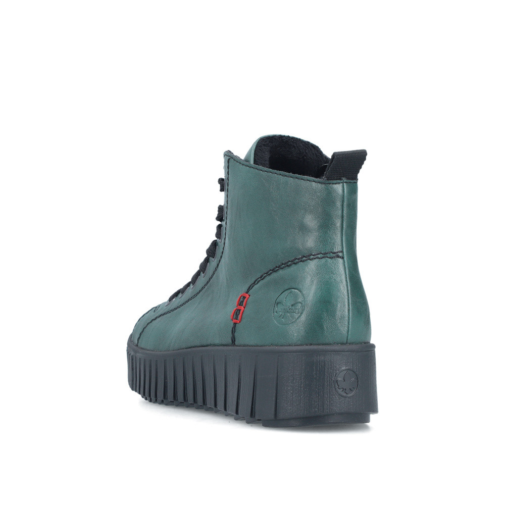 detail Dámská kotníková obuv RIEKER Y6121-54 zelená W5