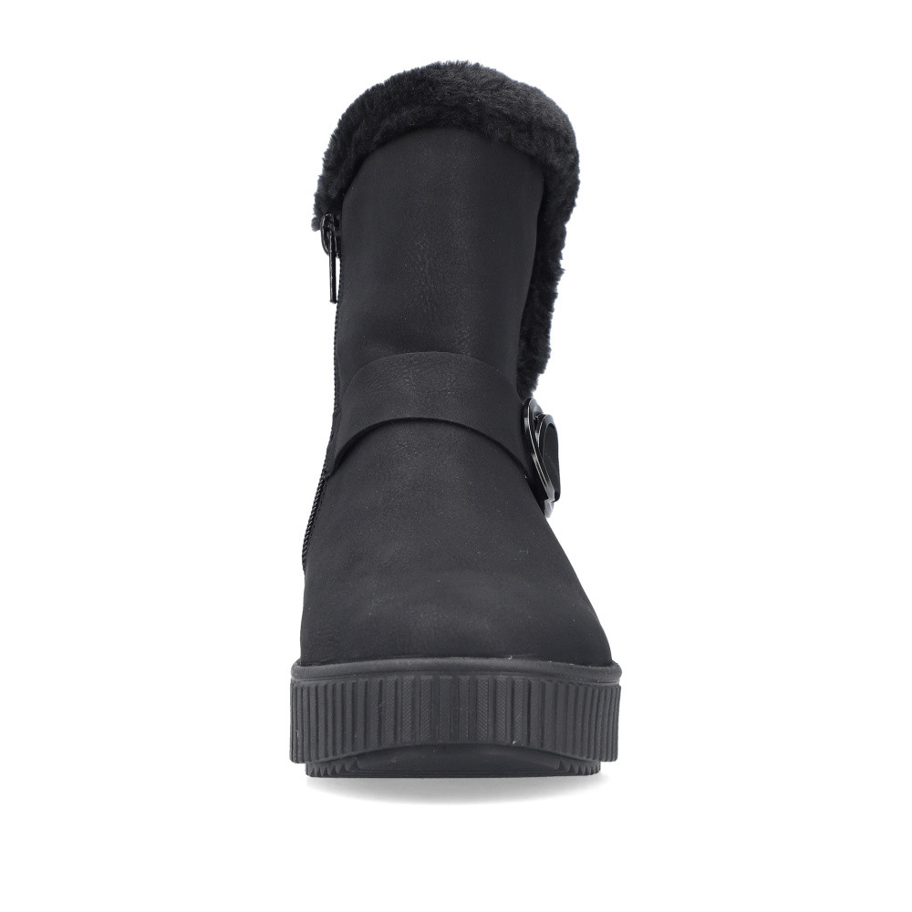 detail Dámská kotníková obuv RIEKER Y6166-00 černá W5