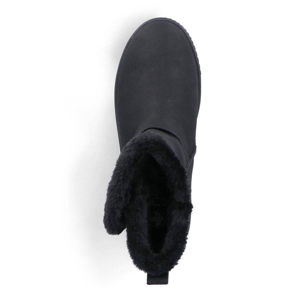 detail Dámská kotníková obuv RIEKER Y6166-00 černá W5