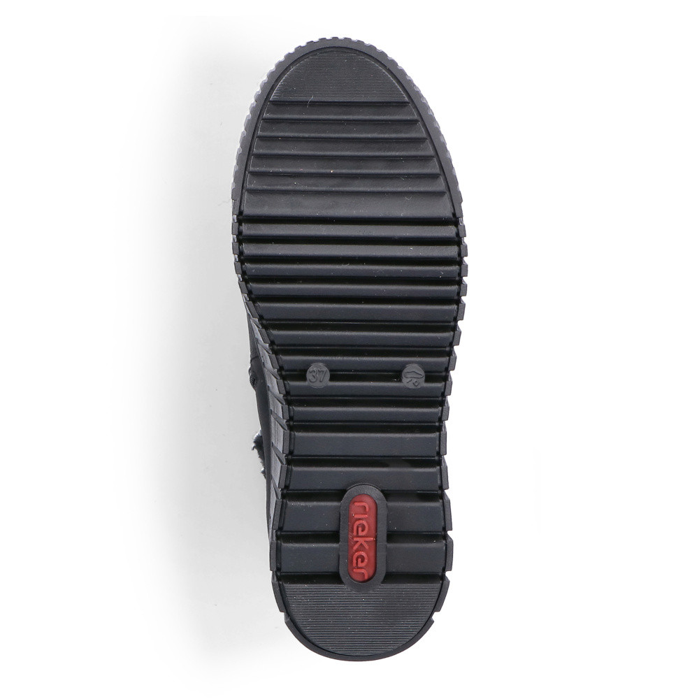 detail Dámská kotníková obuv RIEKER Y6166-00 černá W5