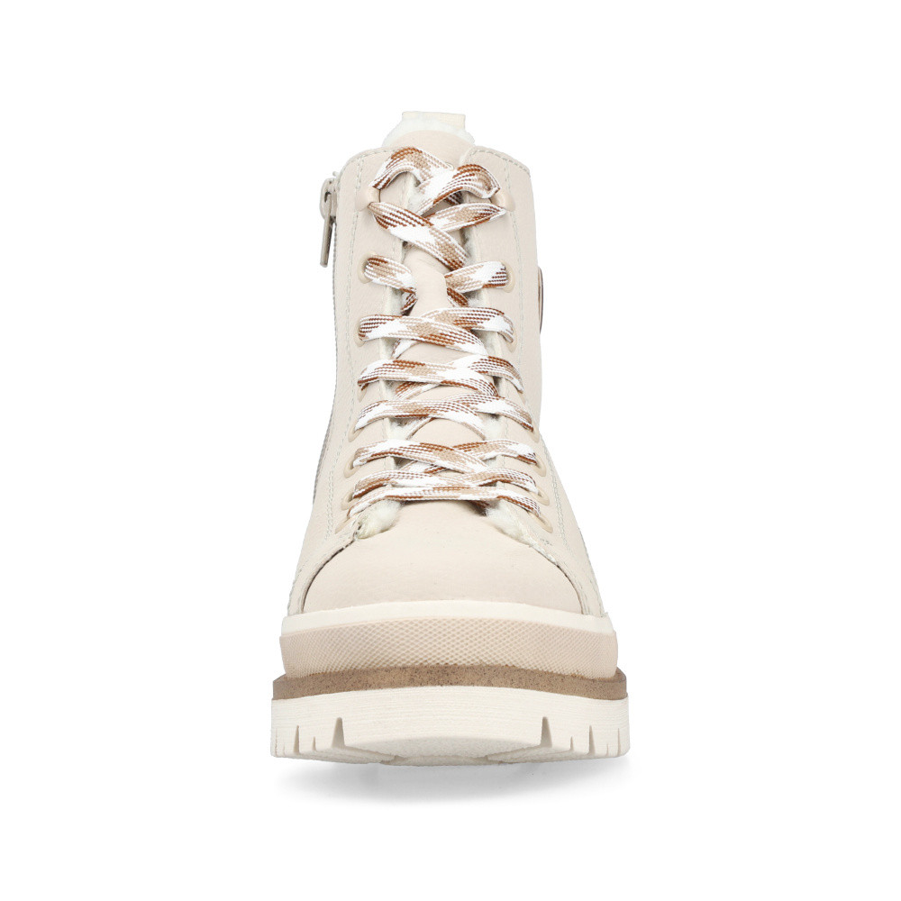 detail Dámská kotníková obuv RIEKER Y6220-60 béžová W5