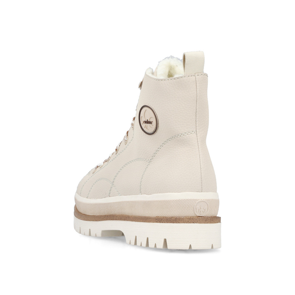detail Dámská kotníková obuv RIEKER Y6220-60 béžová W5