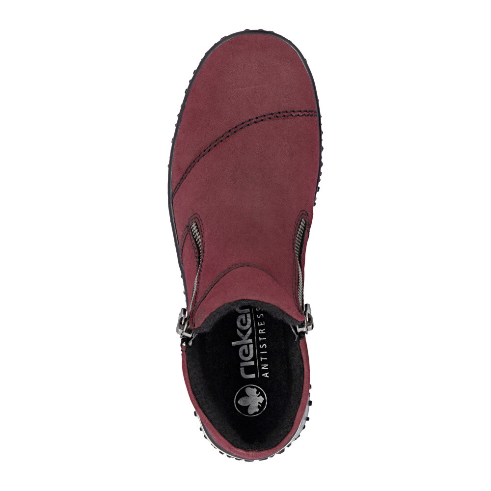 detail Dámská kotníková obuv RIEKER Z4265-35 červená W5