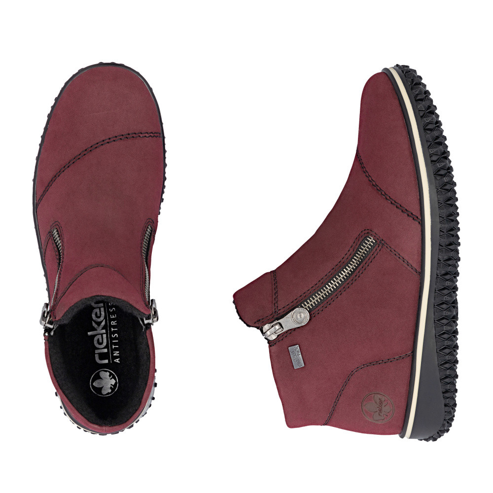 detail Dámská kotníková obuv RIEKER Z4265-35 červená W5