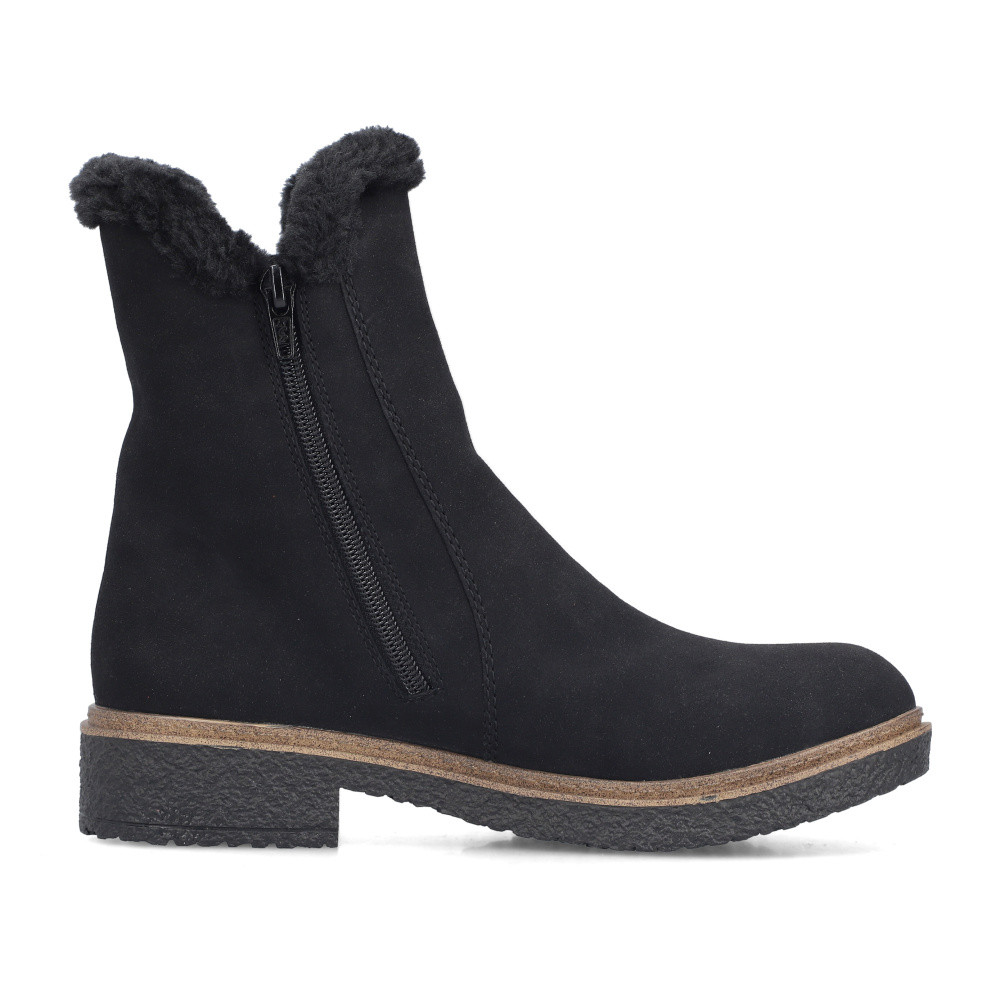 detail Dámská kotníková obuv RIEKER Z5076-00 černá W5