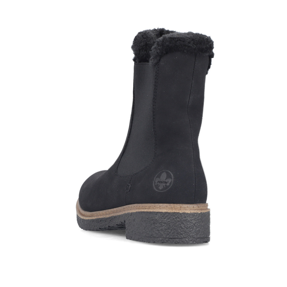 detail Dámská kotníková obuv RIEKER Z5076-00 černá W5