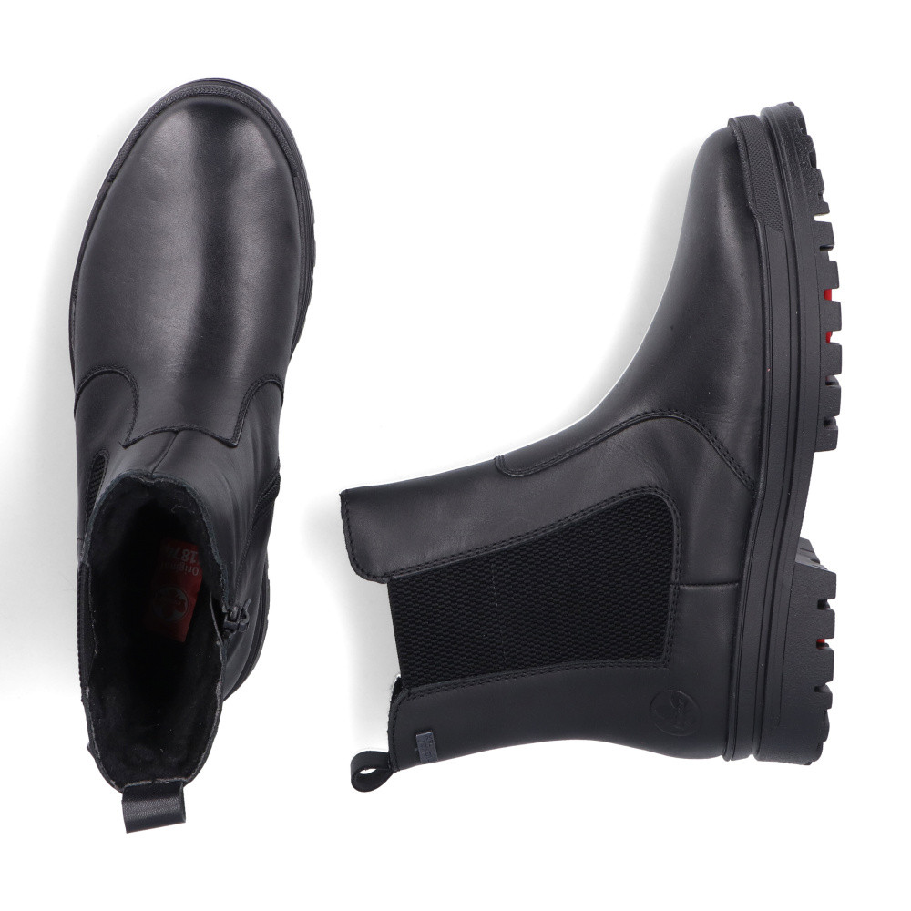 detail Dámská kotníková obuv RIEKER Z5450-00 černá W5