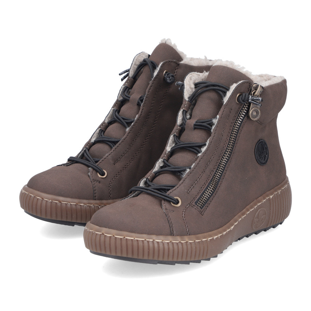 detail Dámská kotníková obuv RIEKER Z6660-25 hnědá W5