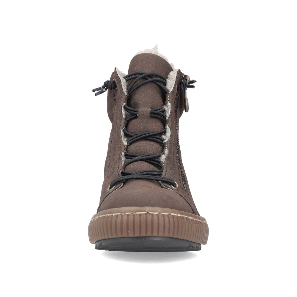 detail Dámská kotníková obuv RIEKER Z6660-25 hnědá W5