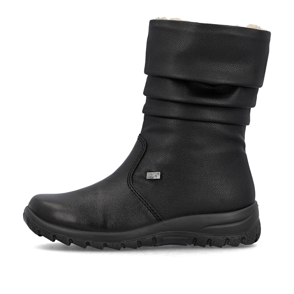 detail Dámská kotníková obuv RIEKER Z7171-02 černá W5