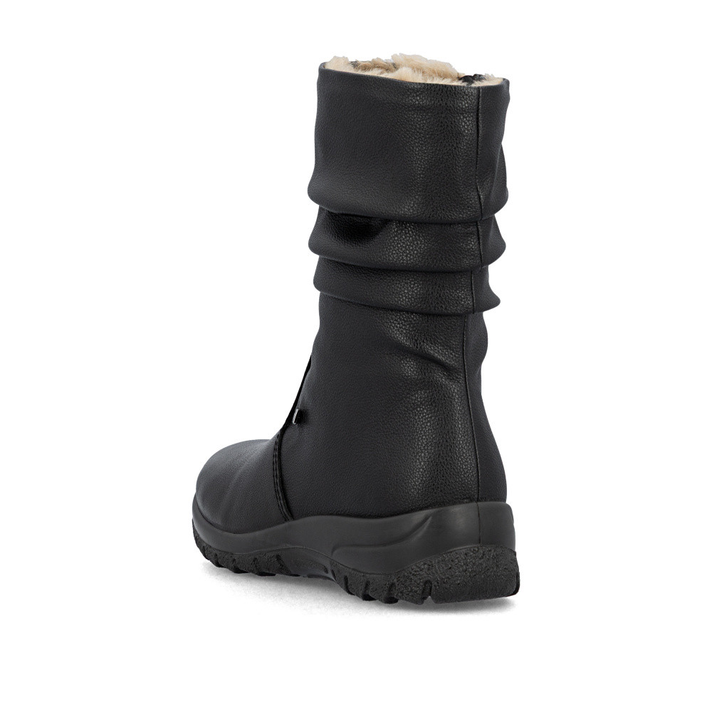 detail Dámská kotníková obuv RIEKER Z7171-02 černá W5