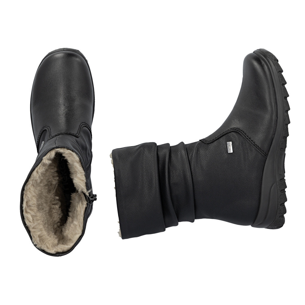 detail Dámská kotníková obuv RIEKER Z7171-02 černá W5