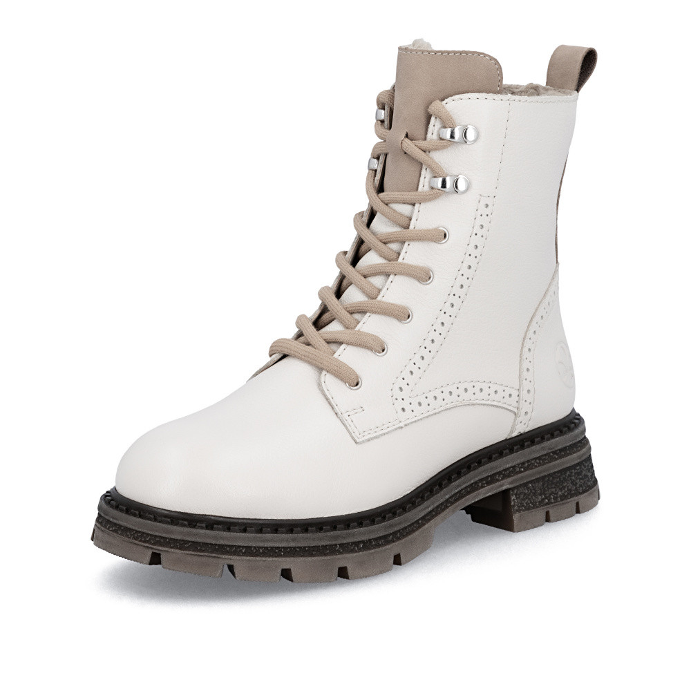 detail Dámská kotníková obuv RIEKER Z9806-80 béžová W5