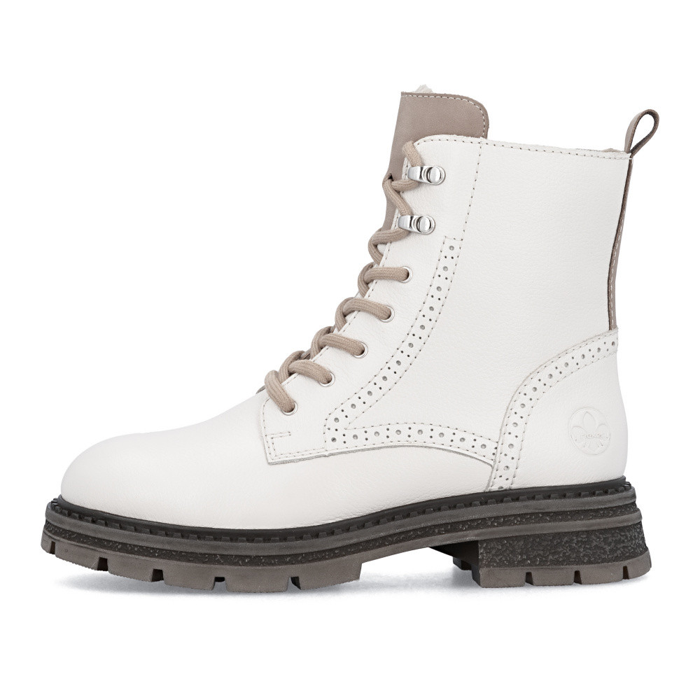 detail Dámská kotníková obuv RIEKER Z9806-80 béžová W5