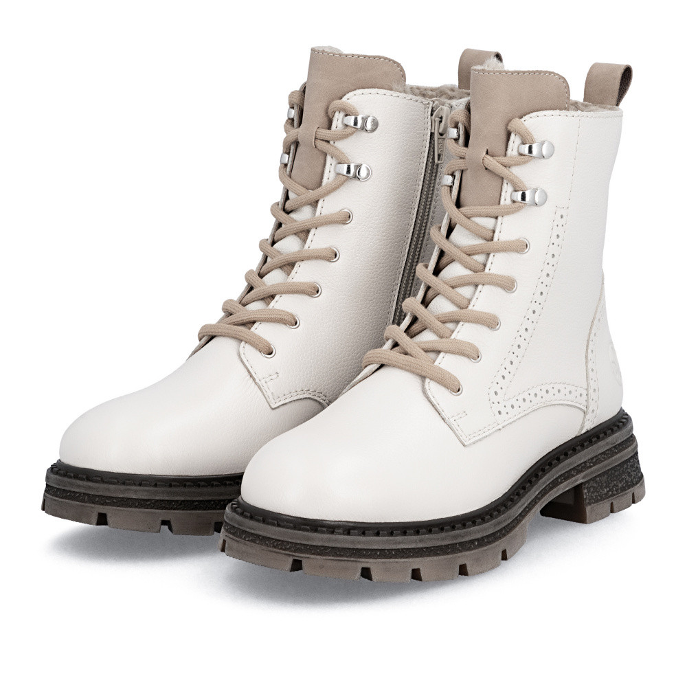 detail Dámská kotníková obuv RIEKER Z9806-80 béžová W5