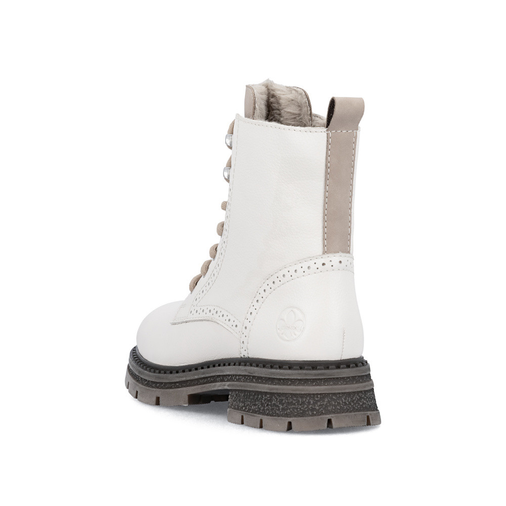 detail Dámská kotníková obuv RIEKER Z9806-80 béžová W5