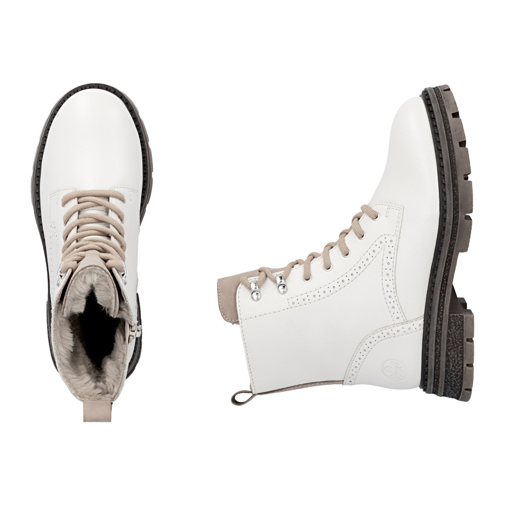 detail Dámská kotníková obuv RIEKER Z9806-80 béžová W5