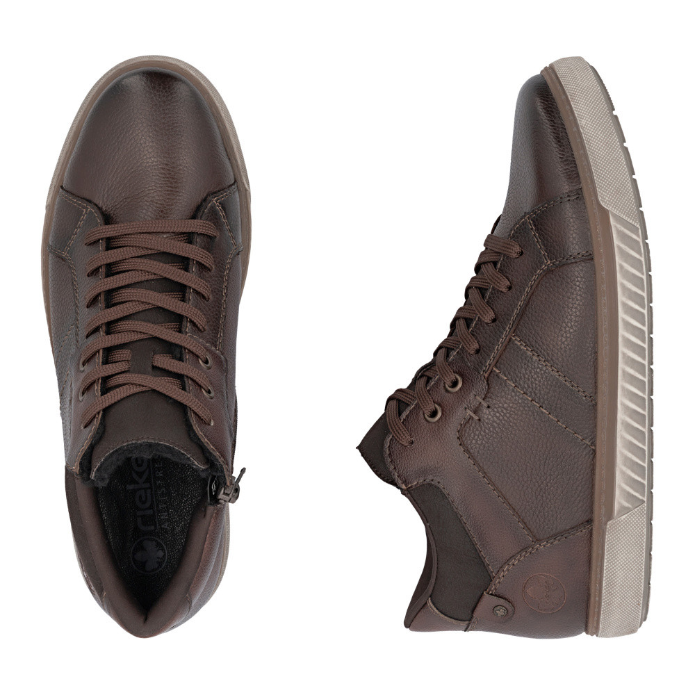 detail Pánská kotníková obuv RIEKER 17905-25 hnědá W5