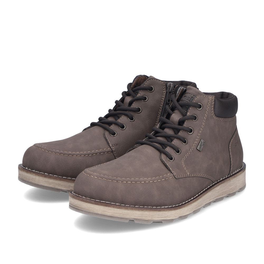 detail Pánská kotníková obuv RIEKER 30018-25 hnědá W5