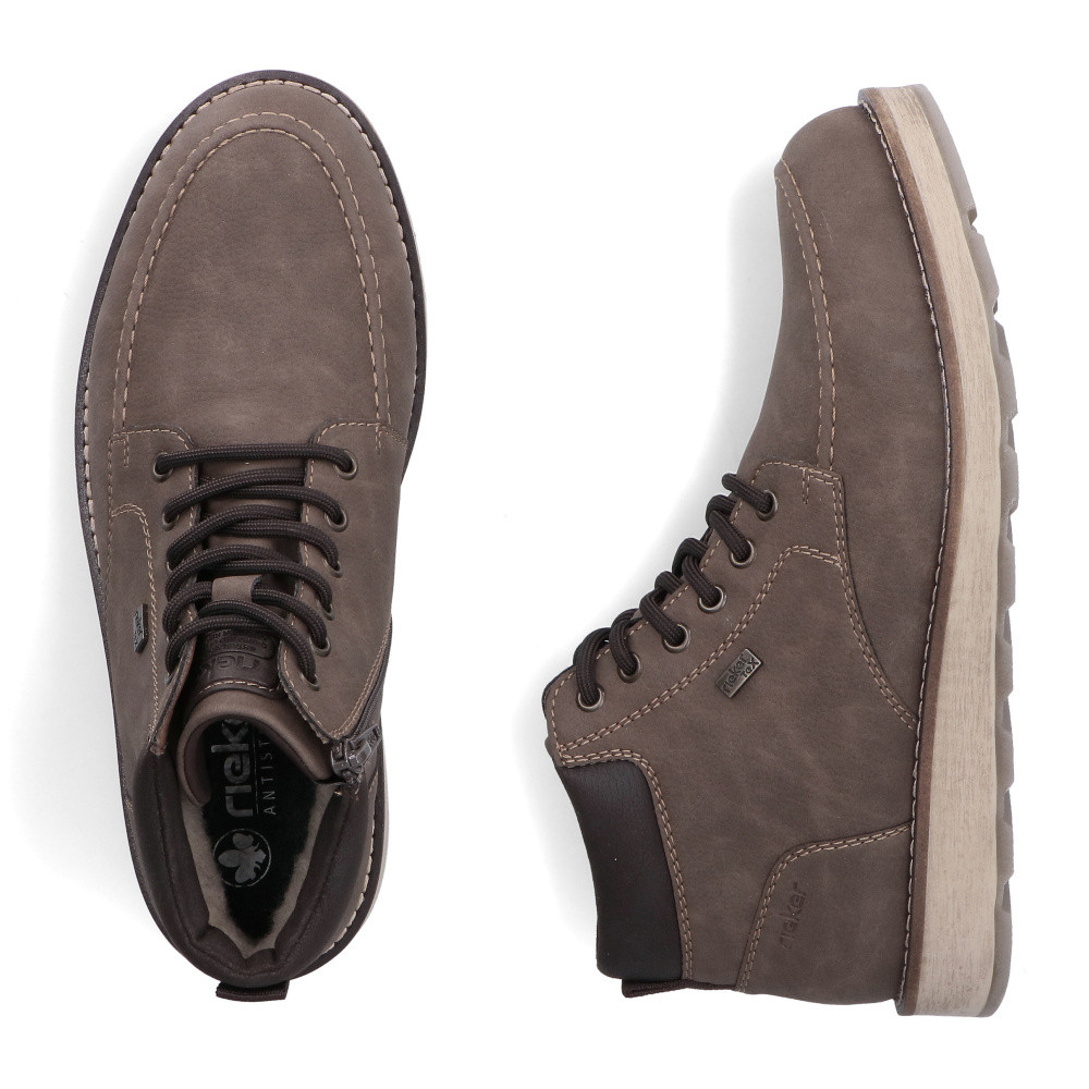 detail Pánská kotníková obuv RIEKER 30018-25 hnědá W5