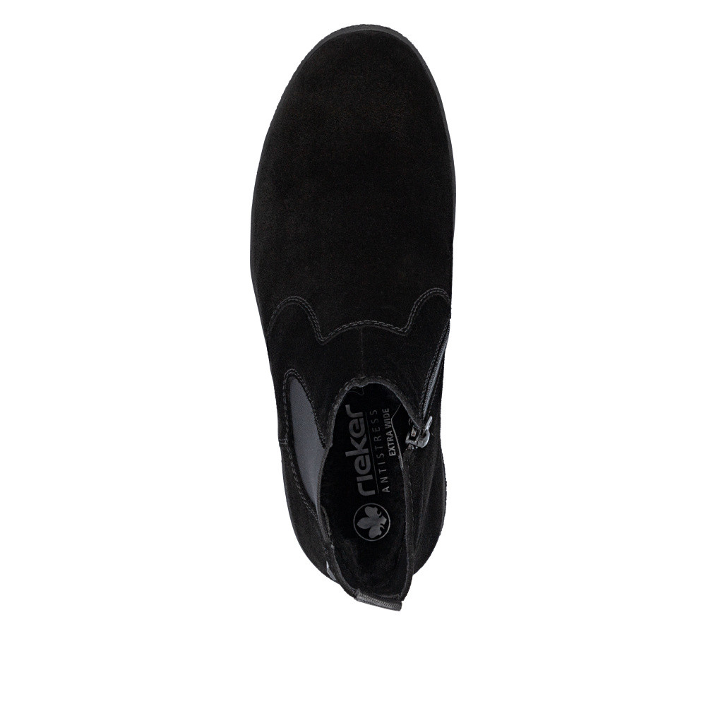 detail Pánská kotníková obuv RIEKER 31050-02 černá W5