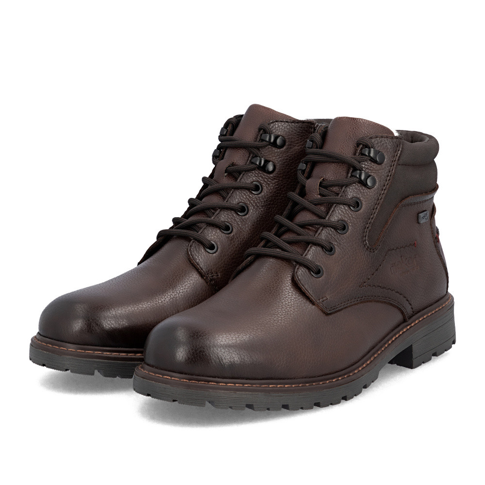 detail Pánská kotníková obuv RIEKER 32008-25 hnědá W5