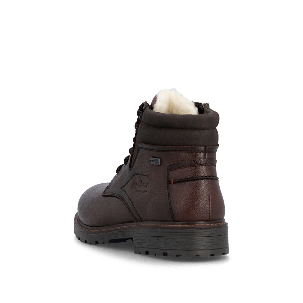 detail Pánská kotníková obuv RIEKER 32008-25 hnědá W5
