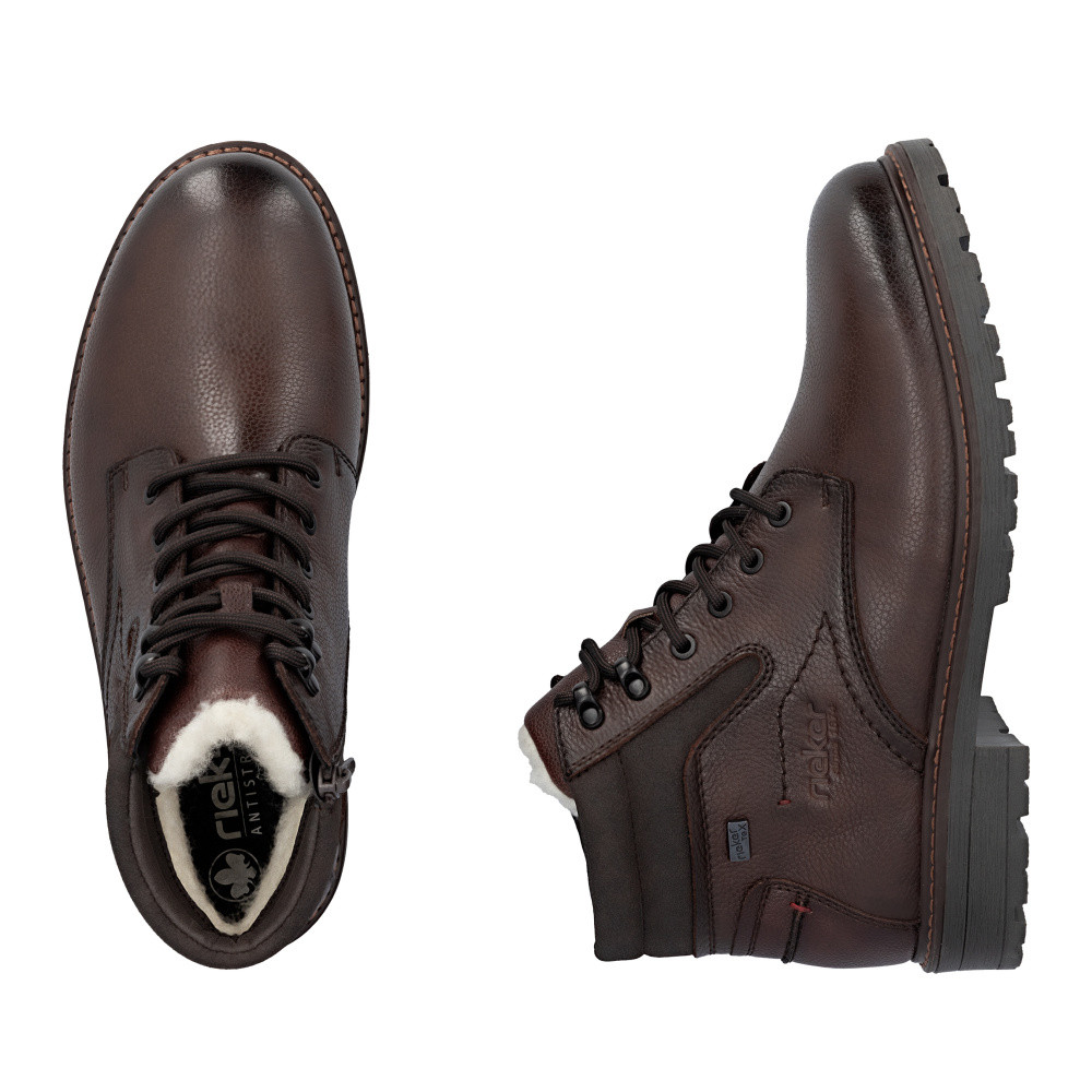 detail Pánská kotníková obuv RIEKER 32008-25 hnědá W5