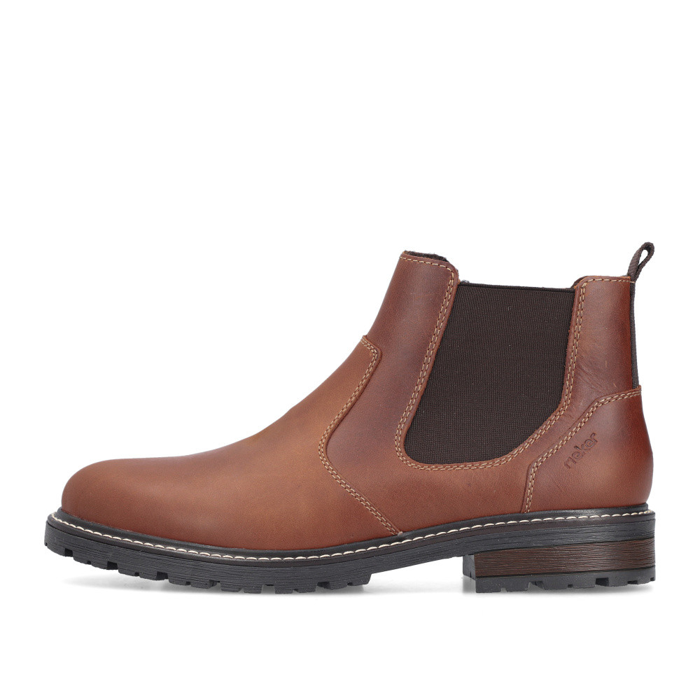 detail Pánska členková obuv RIEKER 32052-24 hnedá W5