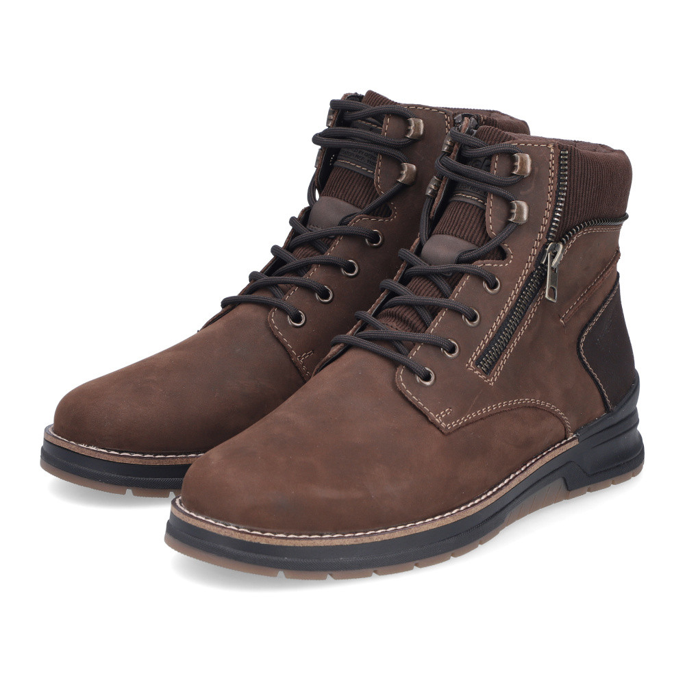 detail Pánská kotníková obuv RIEKER 32312-25 hnědá W5