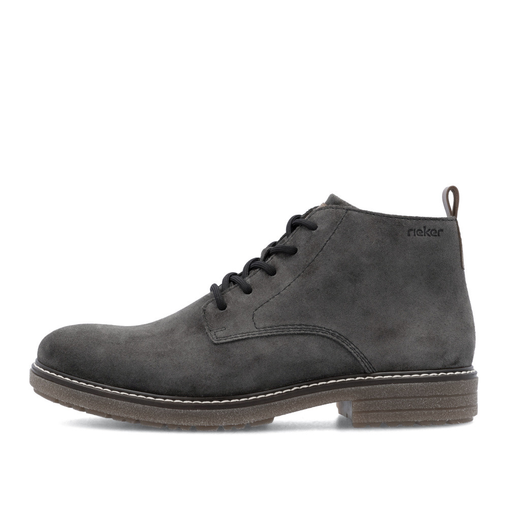 detail Pánská kotníková obuv RIEKER 33106-45 šedá W5