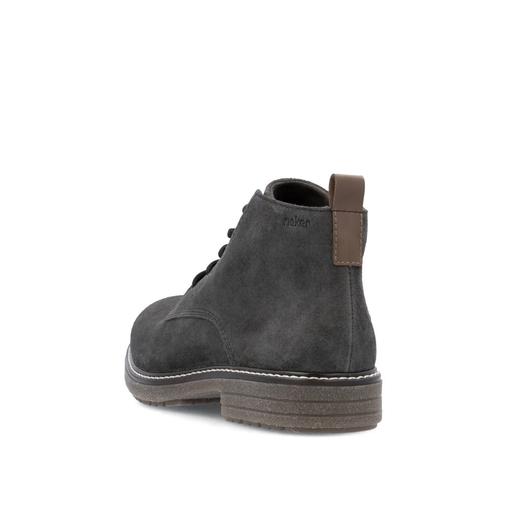 detail Pánská kotníková obuv RIEKER 33106-45 šedá W5