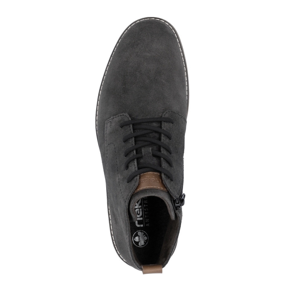 detail Pánská kotníková obuv RIEKER 33106-45 šedá W5