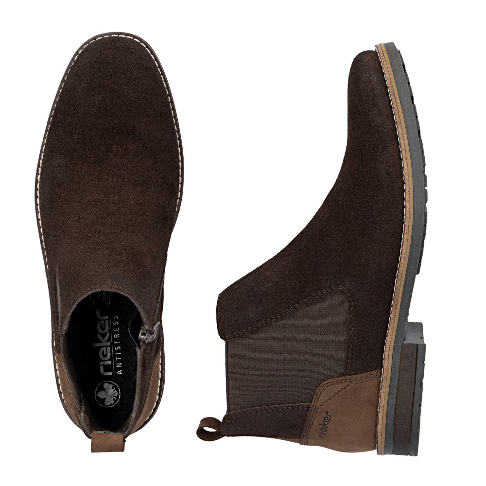 detail Pánská kotníková obuv RIEKER 33253-25 hnědá W5