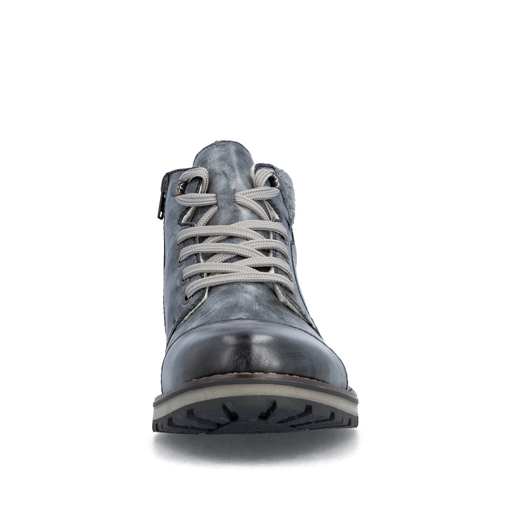 detail Pánská kotníková obuv RIEKER 38400-15 modrá W5