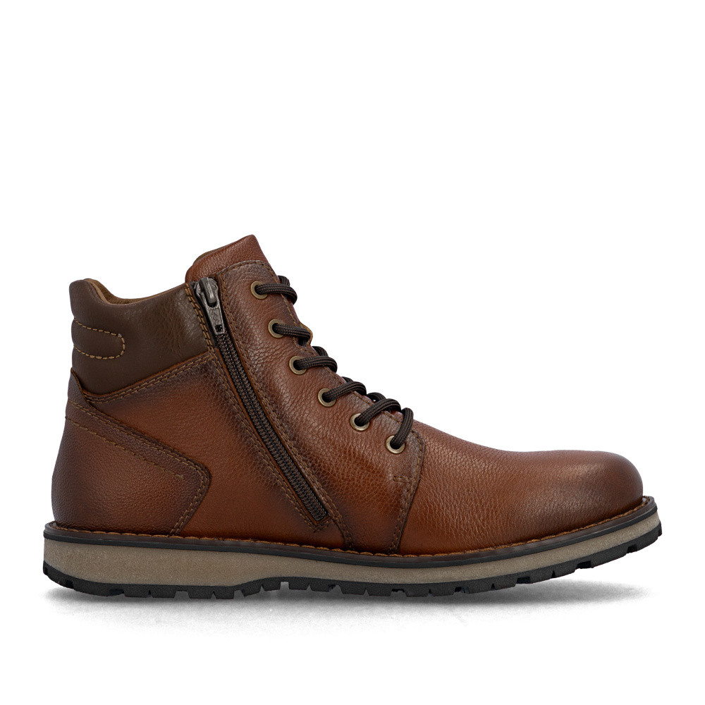 detail Pánska členková obuv RIEKER 38407-24 hnedá W5