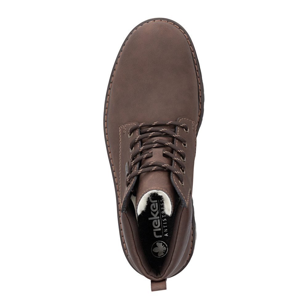 detail Pánská kotníková obuv RIEKER 38419-22 hnědá W5