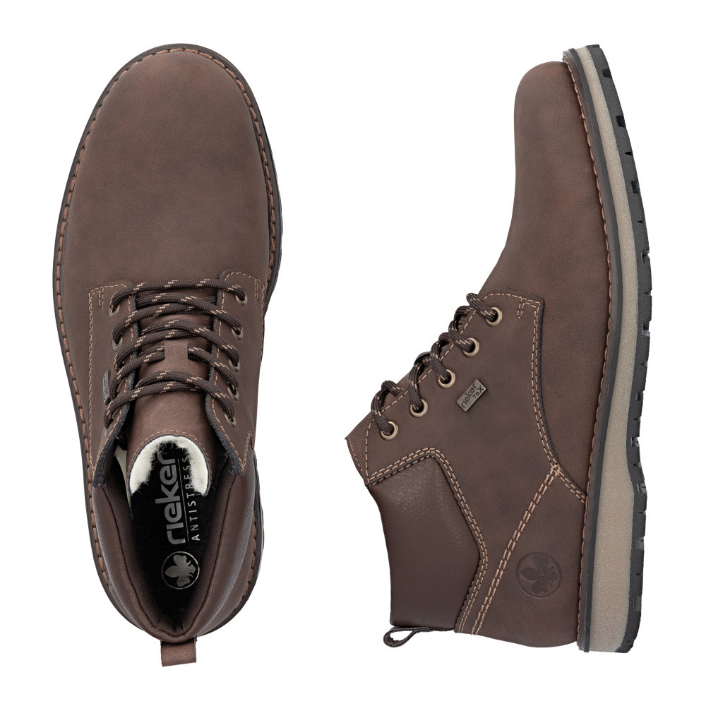 detail Pánská kotníková obuv RIEKER 38419-22 hnědá W5