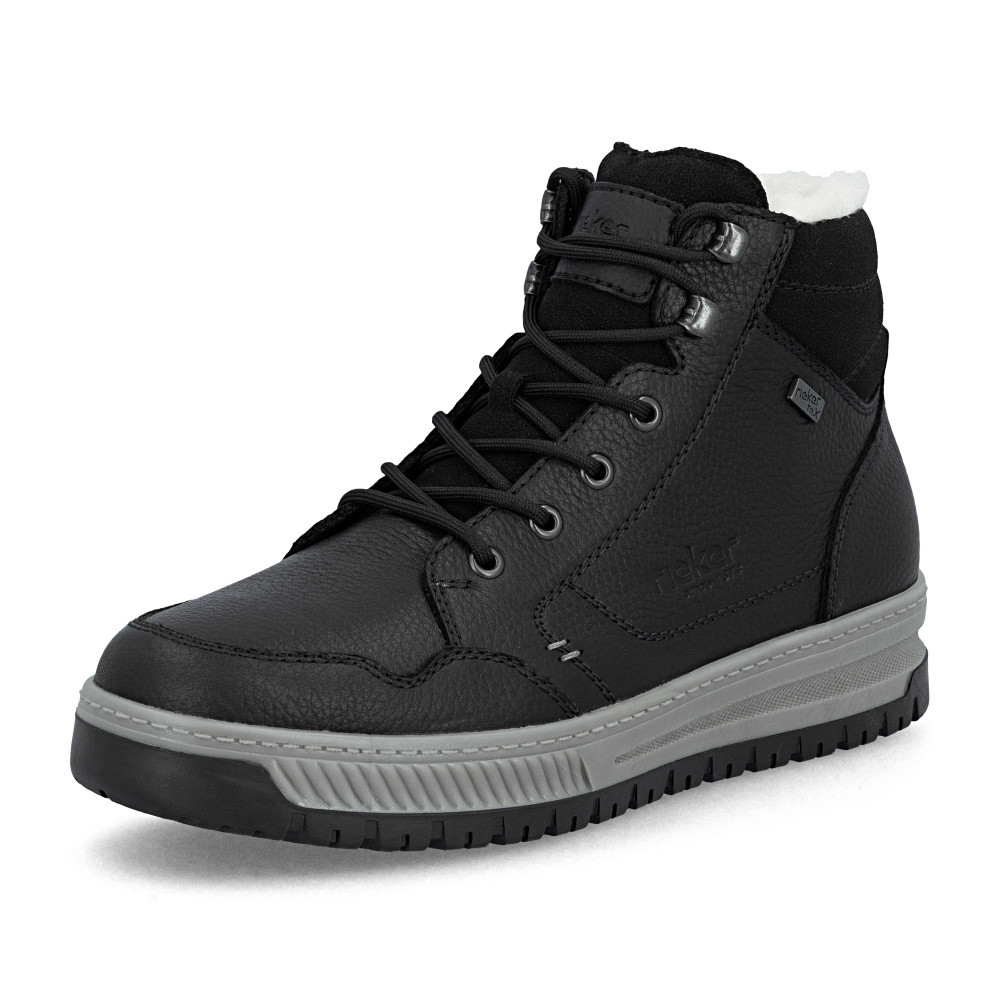 detail Pánská kotníková obuv RIEKER 38546-00 černá W5