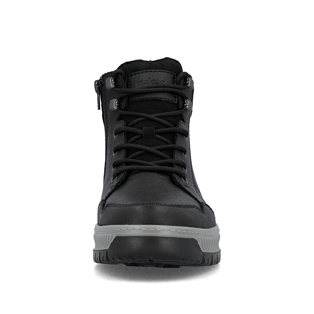 detail Pánská kotníková obuv RIEKER 38546-00 černá W5